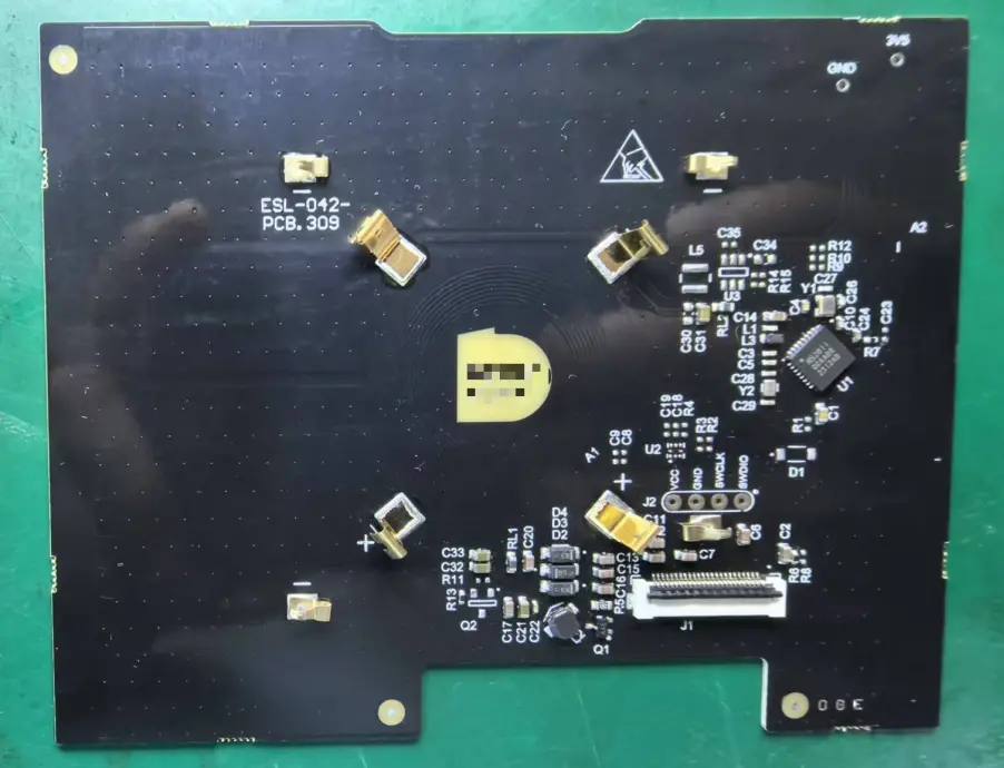 1,13/1,54 tum EPD Elektroniska hylletiketter PCB 2,4 GHz f&ouml;r stormarknader och butiker e bl&auml;cktablett